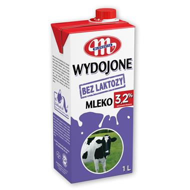 Mleko Wydojone bez laktozy UHT 3,2% 1L – Mlekovita
